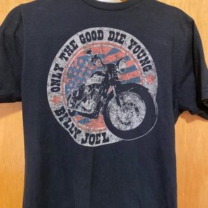 Billy Joel concert tshirt “Face 2 Face Tour” 2009 unisex M